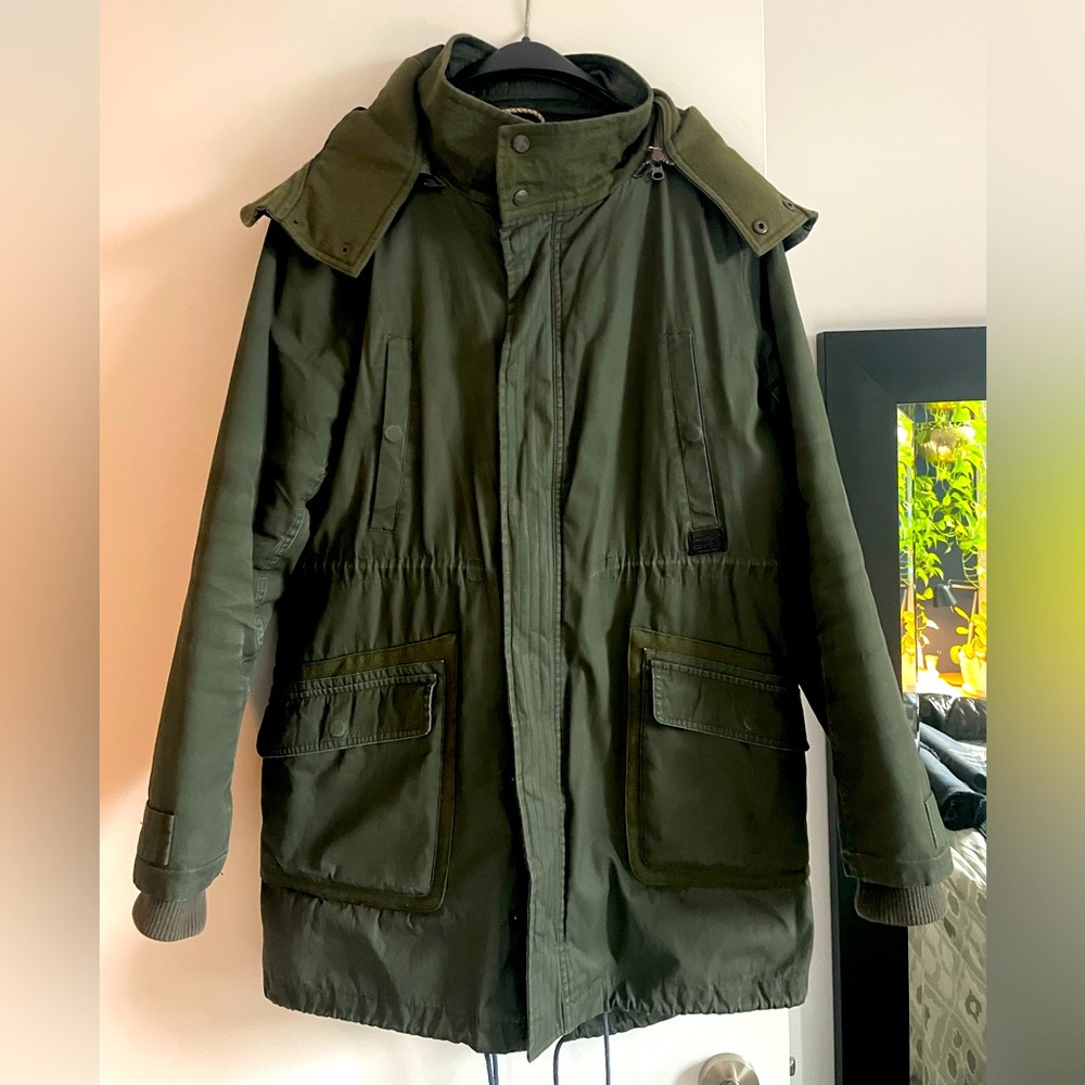 Gsus Sindustries Green Trench Coat (M)